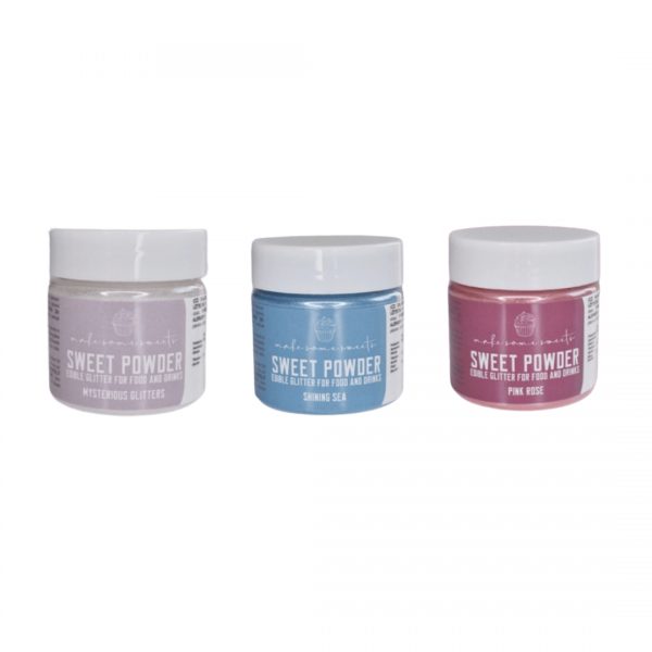 Mysterious Blue Rose Glitters Trio